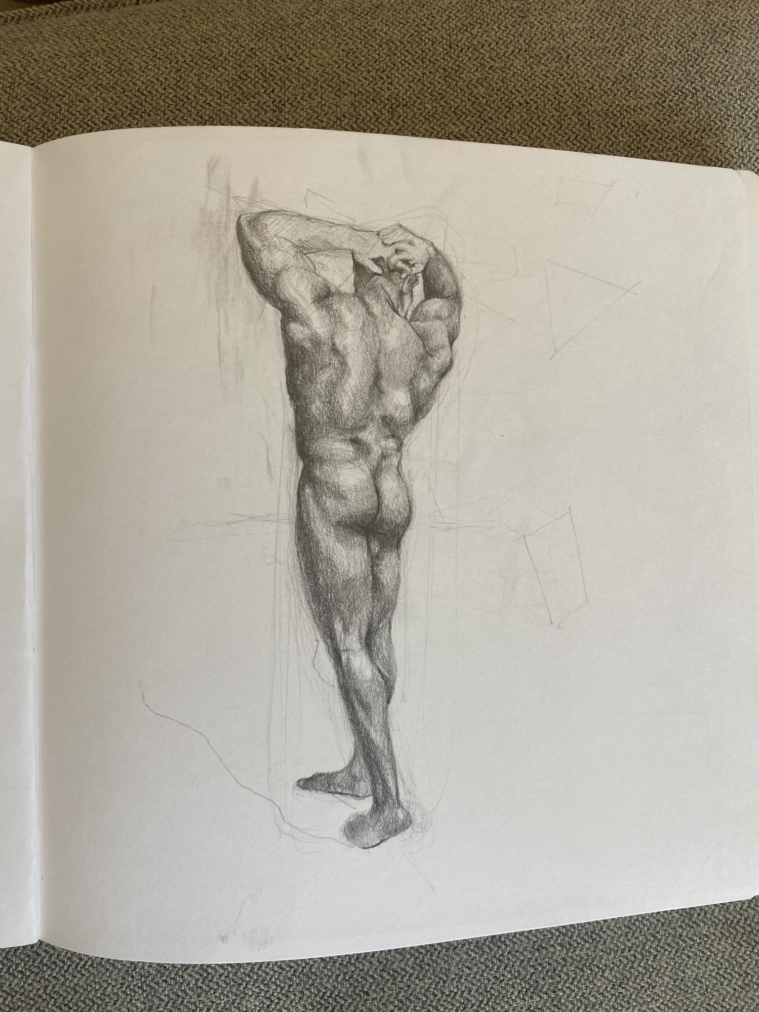 Figure study - pencil on paper